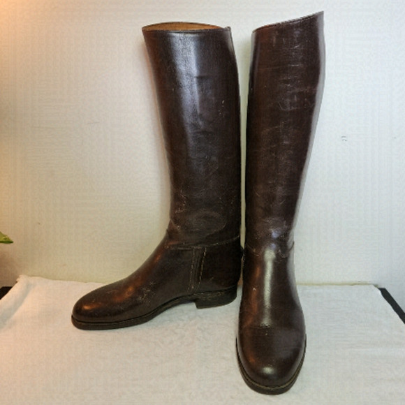 Antique Equestrian Riding Boots - Picture 1 of 12
